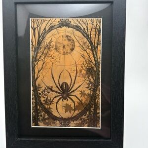 🖤 Gothic Spider & Moon Art Print | 5x7 | New 🖤